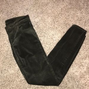 KUT from the Cloth Velour Skinny Jeans